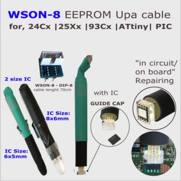 Cheap WSON  POGO PIN ADAPTER with guide cap for in-circuit ECU mileage programmer connect cable for sale