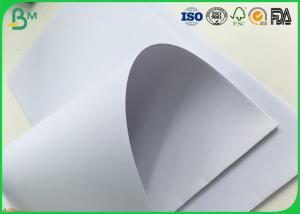 China 100% Virgin Pulp Glossy Coated Paper 53 Gsm / 55gsm For Magazine Instruction Manuals on sale