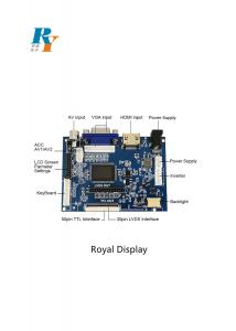 Quality TTL 50p TFT LCD Driver LVDS EDP 12VDC With HD MI VGA AV wholesale