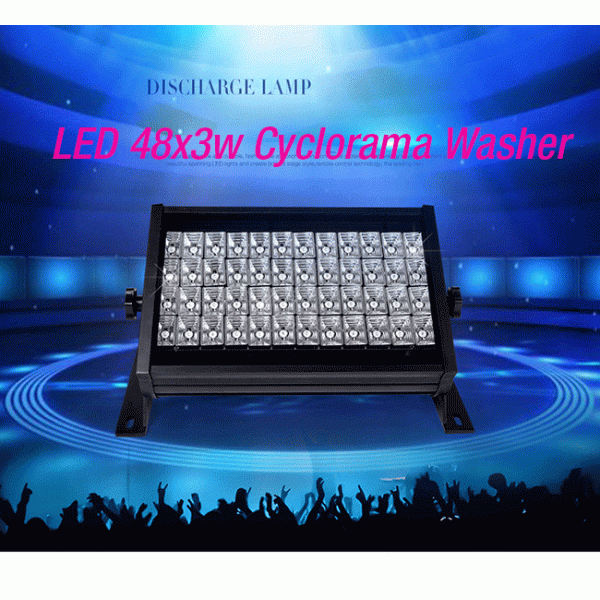 48X3W Cyclorama Panel LED Event Lighting 144 Watt RGB DMX 512 Stage Wall Washer