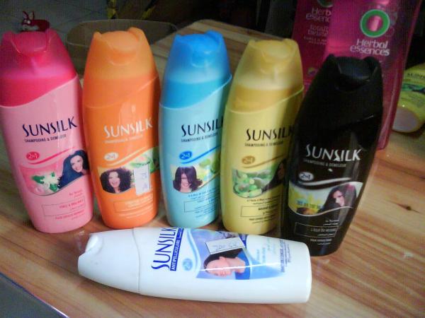 Cheap Professional 2 in 1 Sunsilk Anti Dandruff Shampoo 200ml make hair Black and Shine for sale