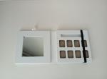 C2S Paper Matt Make Up Triangle Eyeshadow Palette 8 Colors With Mirror