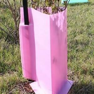 China Pink Corrugated Plastic Tree Wrap Waterproof Corflute Tree Guard on sale