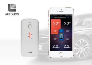 China Smart Bluetooth TPMS Mobile Phone APP Monitoring With 4 External Sensor on sale