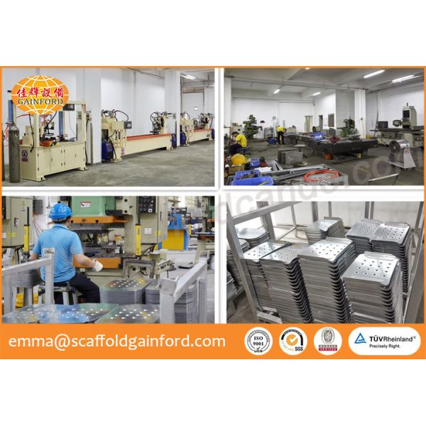 Colorful painted walk through frame main frame 1219*1524mm with high bearing capacity for high building