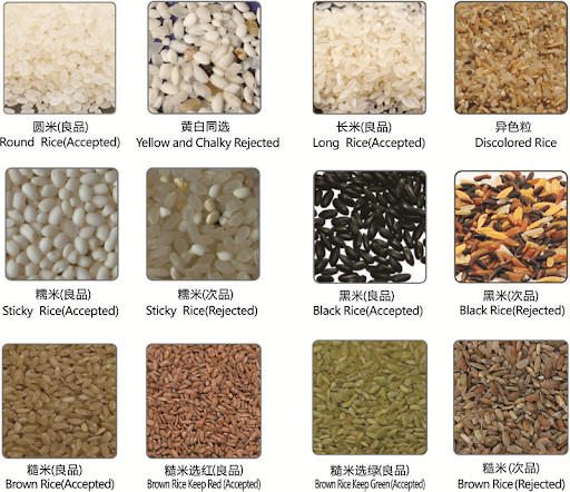 64 Channel Mini Rice Color Sorter Machine 1.5kw ISO9000 Certificate