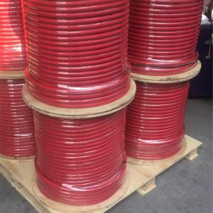 Quality Wooden Reel Packed Air Water Hose Black Red General Purpose 300 Psi WP wholesale