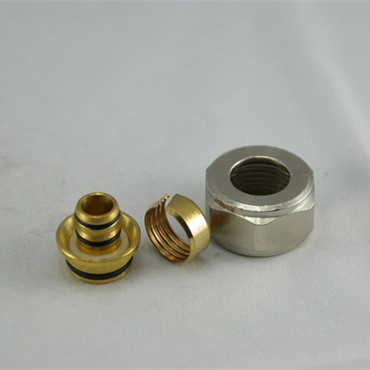 wholesale high quality 16mm brass manifold adapter oring fittings water distributor connector pex pipe fittings