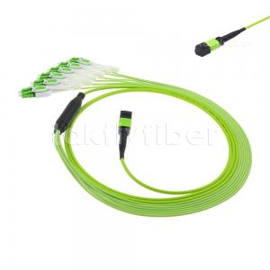 Quality MPO MTP Male / Female Fiber Patch Cord Cable OM5 OM4 MPO Fiber Optic Cable wholesale