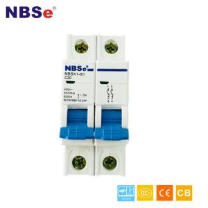 MCB Main Circuit Breaker , Miniature Circuit Breakers Flame Resistant Plastic