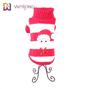 Buy cheap Twisted Warm Turtleneck Cable Knit Puppy Christmas Sweater Embroidered patch from wholesalers