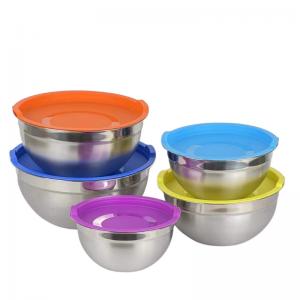 Quality Lightweight Stainless Steel Cookware Sets 0.4L-4L Stainless Steel Salad Bowl wholesale