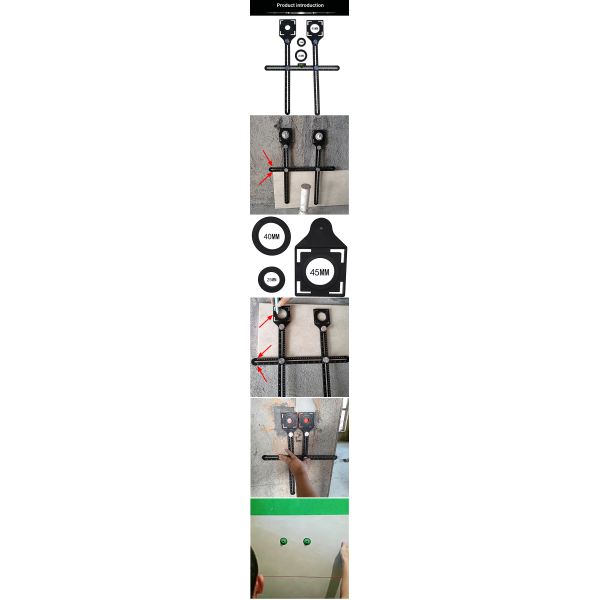 Ruler Full Metal Angle Measuring Tool Aluminum Alloy Multi Functional Ruler Template Tool