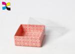 Environment - Friendly Bulk Pink Cardboard Packing Box / Custom Printed Product