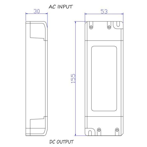 30-42V LED Driver DALI Dimmable , Lightweight Dimmer Driver For Led Lights