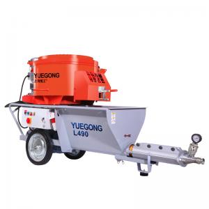China Multifunctional Sand Cement Mortar Spray Machine Electric Diesel Stucco Pump on sale