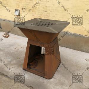 Quality Commercial Charcoal Corten Steel BBQ Grill for Backyard wholesale