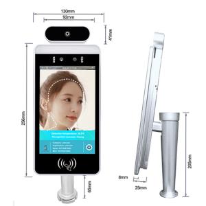 Biometric Face Recognition Temperature Kiosk Door Access Control System