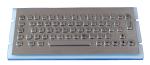 Compact format Industrial Mini Metal Keyboard / rugged kiosk keyboard IP65