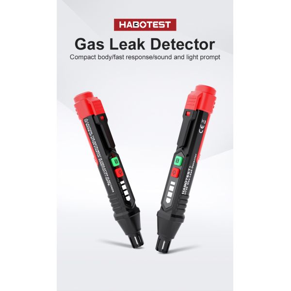 HT59 HT60 HT61 Gas Leak Detector Sound & Screen Alarm Mini Combustible Gas Detector For Natural Methane