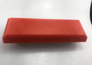 China Red Color Paver Track Pads Wear Resistant Chamfer Design For Milling Machine on sale
