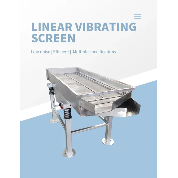 Customized Silica Sand Classifier Machine Sifting Rectangular Linear Vibrating Sieve Screen