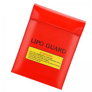 Quality 7x9 Inches Fireproof Lipo Battery Fire Bag Red Explosion Proof Safe Sleeve wholesale