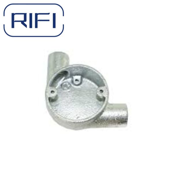Hot Dipped Galvanized Malleable Iron BS4568,BS31 Conduit Junction Angle Box 20mm,25mm