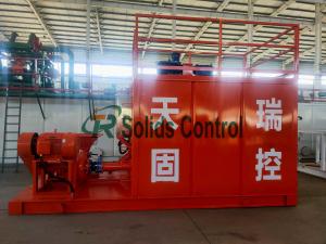 Quality 10CBM Mud Mixing Tank System Agitator Preparation Tank wholesale