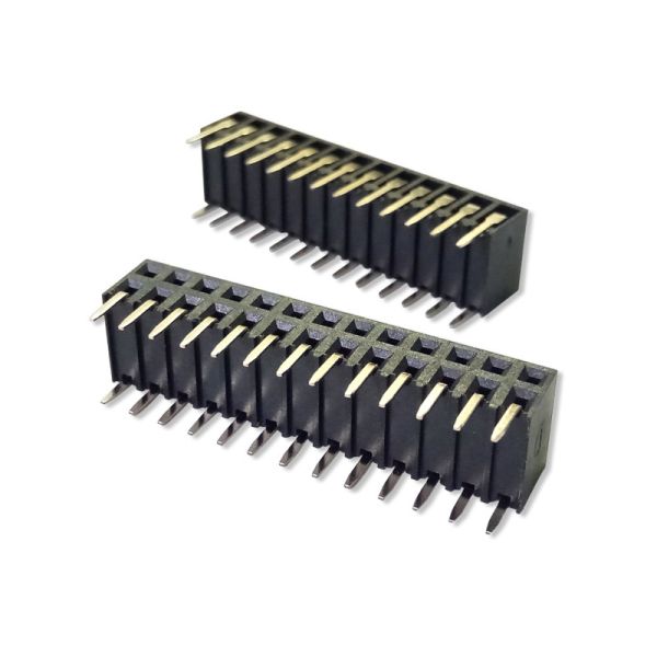 SMT 1.27mm Box 10 Pin Female Header Connector Dual Side