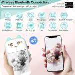 C9 Bluetooth Mini Thermal Printer Portable HD Wireless Printing Self-adhesive