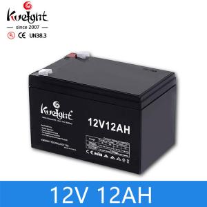 Quality AGM Lead Acid Battery 12v 12ah Deep Cycle Rechargeable Battery wholesale