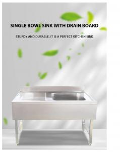 Quality OEM Stainless Steel Wash Sink For Kitchen Upstanding Waterproof wholesale