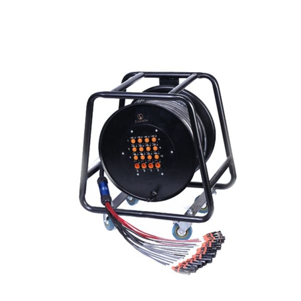 Round Wire Material 8 24 16 32 Channels Xlr Dmx Sound System Stage Box RSS16X8-30/M16-10