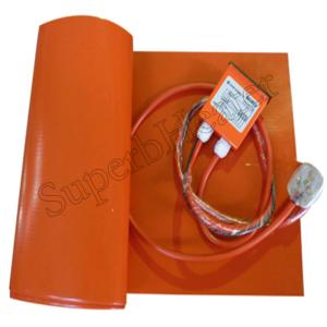 Buy cheap 230 Volt Silicone Drum Heater Strip 250x1740mm Round Rectangle from wholesalers
