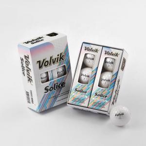 Quality OEM 12 Golf Ball Sleeve Gift Box With Transparent Window wholesale