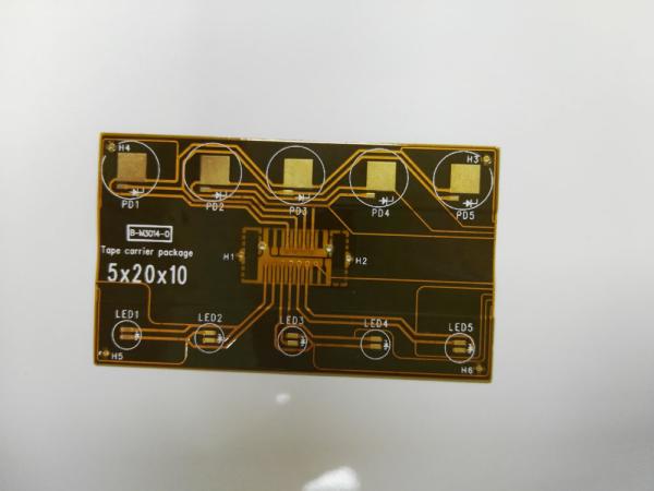 Cheap Customize single side flexible printed circuit board with contact pads for sale