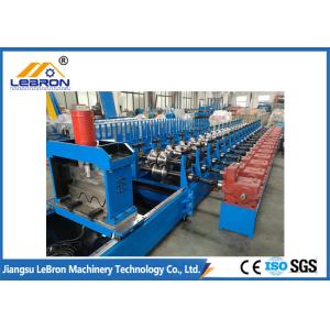 Quality Long Time Service PLC Control Automatic Storage Rack Roll Forming Machine Hydraulic Cut wholesale