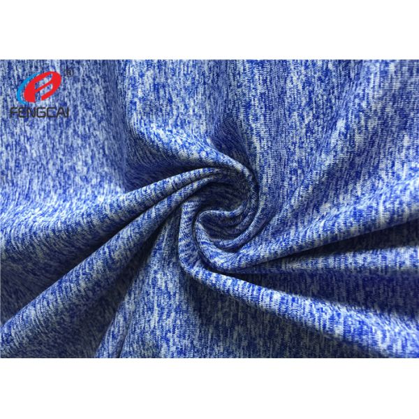 95 % Polyester And 5 % Spandex / Lycra Clothing Fabric One Side Brushed