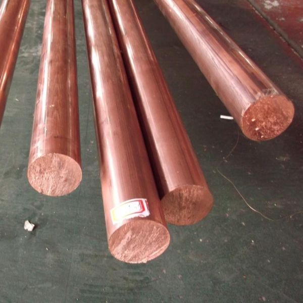 Pure Solid Copper Round Bar C10100 Oxygen Free TU0 / C110
