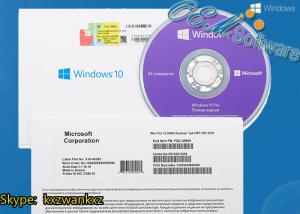 Quality Retail License Windows 10 Oem Pack , Win 10 Pro DVD Box With Long Life wholesale