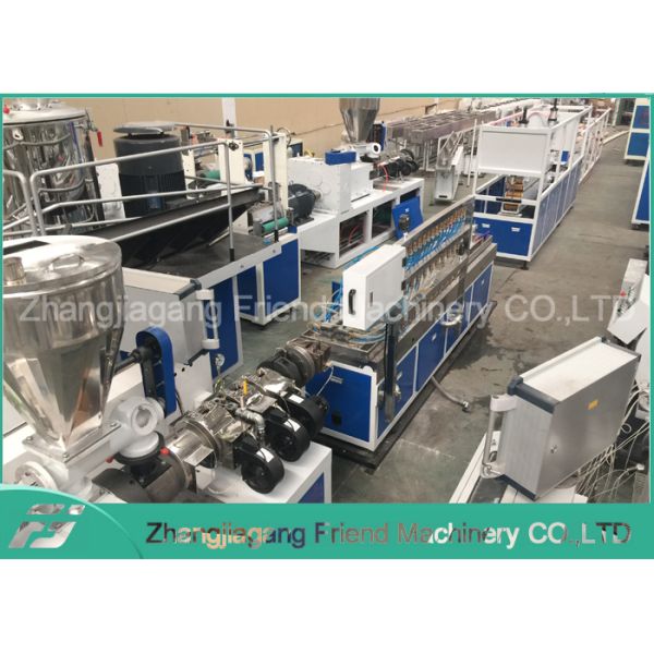 PLC Control Pvc Profile Production Line For Producing Plastic Price Label Bar