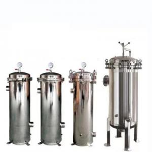 China Single / Multi Bag Housing Filter Stainless Steel Industrial on sale