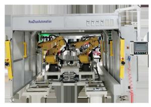 Quality 3000mm Robotic Arm Welding Machine 50mm/S PLC Car Body Metal wholesale