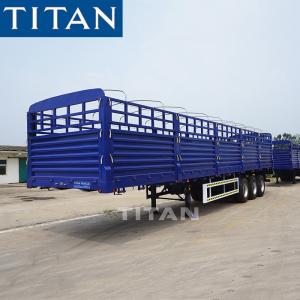 China TITAN Farm Sugar Cane Harvest Stake Fence Cargo Semi Trailers on sale