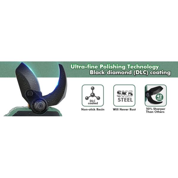 Komok 1000W Cordless Electric Shears 42mm Cutting Diameter With Finger Protection Function