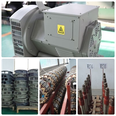 8.8kw / 8.8kva Single Phase AC Generator Self-Excited For Cummins Generator Set