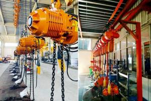 Quality CE ISO Industrial 220-690V 2 Ton Electric Chain Hoist With Trolley wholesale
