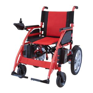 Quality 24V 250W Lightweight Folding Motorized Electric Wheelchair Aluminum Alloy wholesale