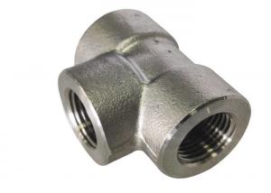 China 3 Way Female 316 NPT 80mm Threaded Pipe Fitting on sale